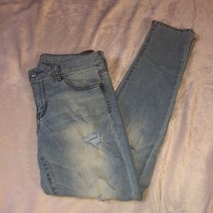 AE Light Wash Jeggings
